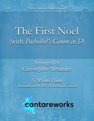 The First Noel SAB choral sheet music cover Thumbnail